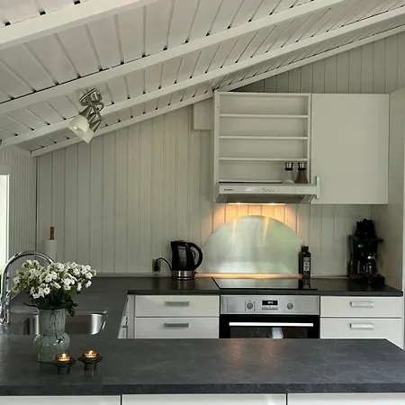 Cozy With A Wilderness Hot Tub Nedre Lysabild